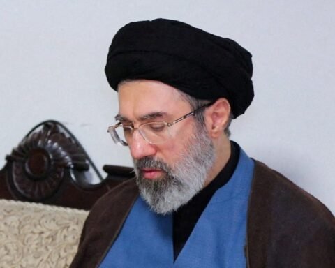 File Photo: Mojtaba Khamenei Visits Hezbollah's Office In Tehran