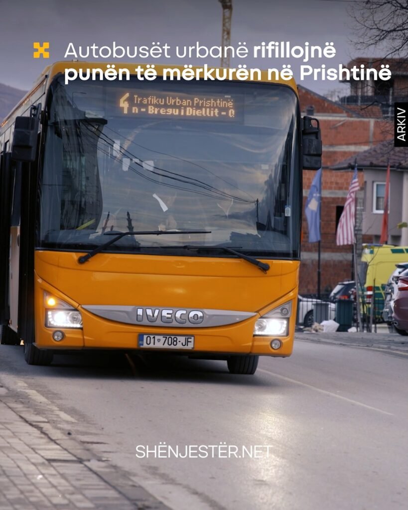 Autobusët Urbanë Rifillojnë Punën Të Mërkurën Në Prishtinë