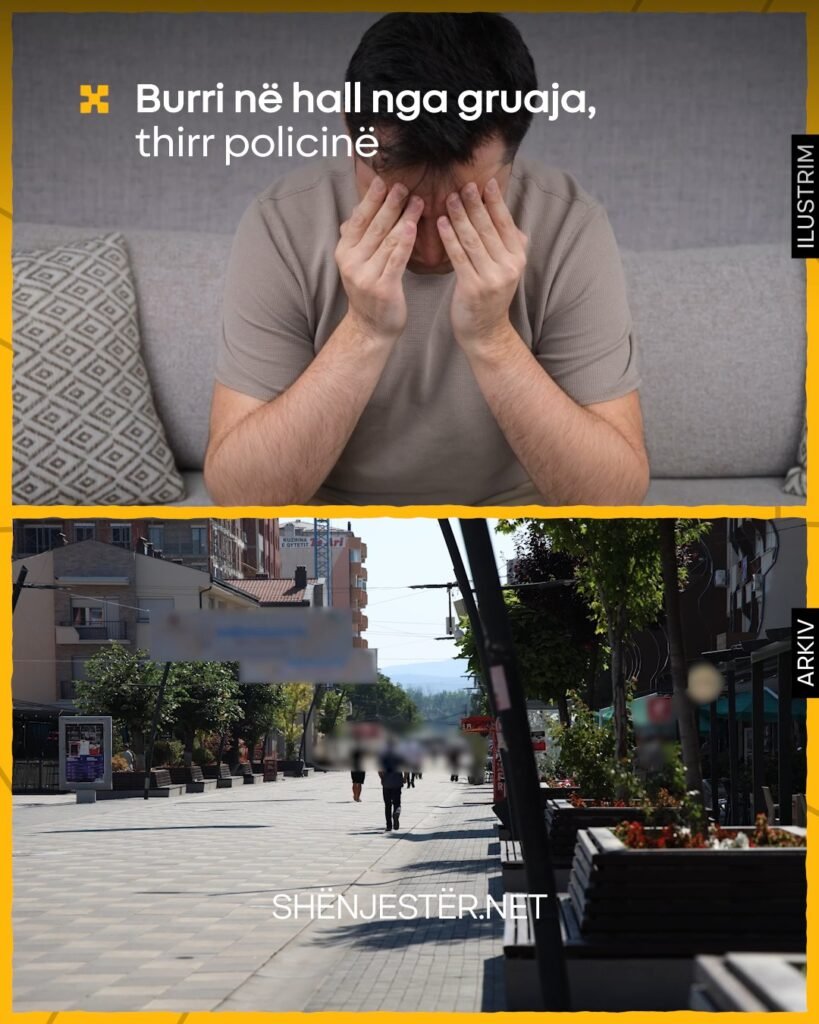 Burri Në Hall Nga Gruaja, Thirr Policinë