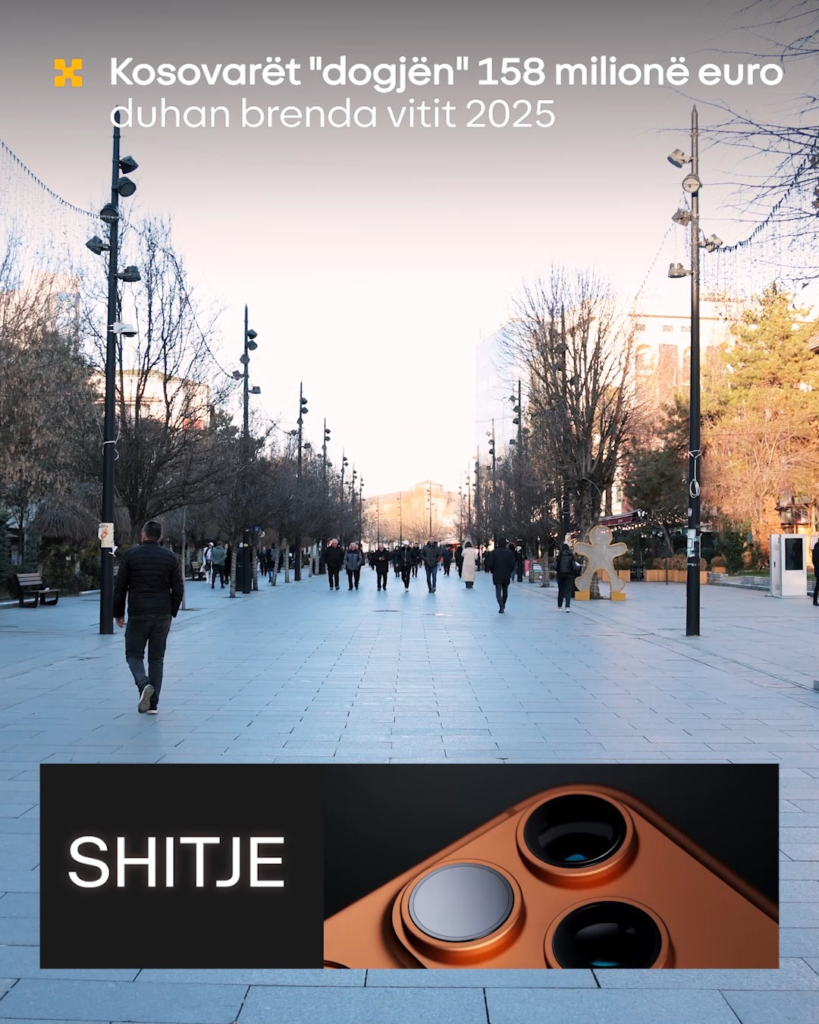Kosovarët Dogjën 158 Milionë Euro Duhan Brenda Vitit 2025
