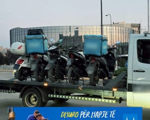 Motoçikletat 'fluturojnë…drejt Stacionit Të Poli:cisë'